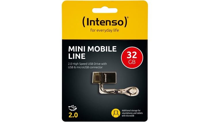 Intenso Mini Mobile Line 32GB USB + microUSB