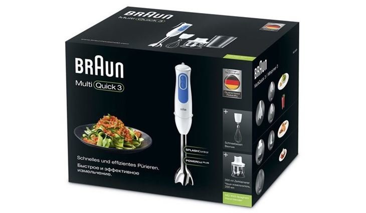 Braun Domestic Home MQ 3025WH Spaghetti MultiQuick 3